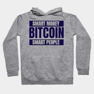 Bitcoin Smart Money Smart People Purple Hoodie